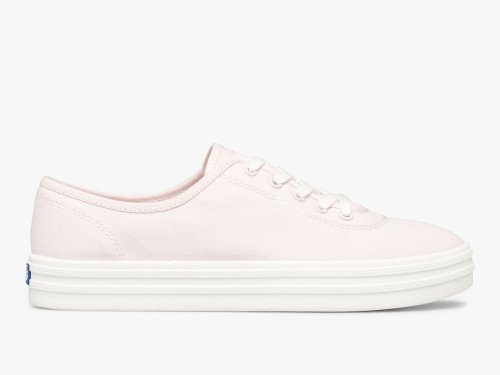 Keds Breezie Canvas Veterschoenen Dames Roze | BE-58143