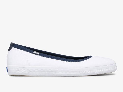 Keds Bryn Canvas Slip On Sneakers Dames Wit | BE-73163