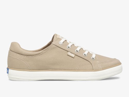 Keds Center II Canvas Veterschoenen Dames Bruin | BE-81643