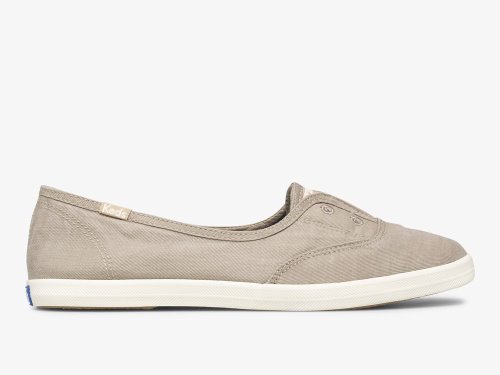 Keds Chillax Mini Twill Washable Veterschoenen Dames Bruin | BE-70250