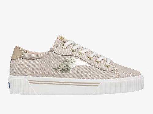 Keds Crew Kick Alto Soft Twill Veterschoenen Dames Bruin | BE-20797