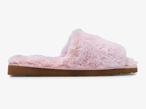 Keds Fuzzy Badslippers Slippers Slippers Dames Roze | BE-57253