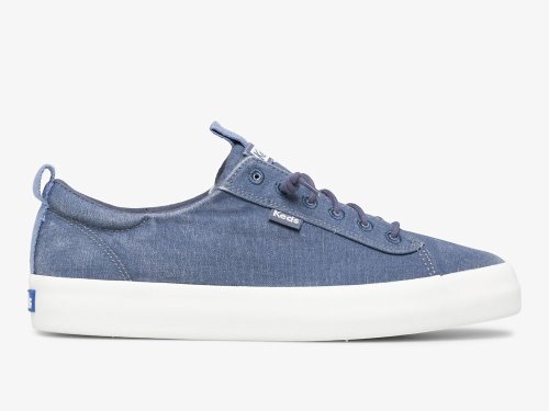 Keds Kickback Canvas Washable Veterschoenen Dames Donkerblauw | BE-07817