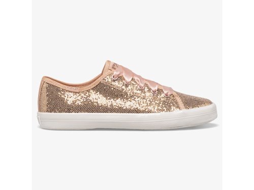 Keds Kickstart Celebrations Sneakers Meisjes Roze Goud | BE-33476