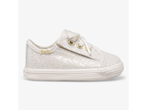 Keds Kickstart Crib Celebrations Sneakers Meisjes Wit | BE-14396