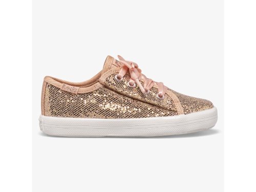 Keds Kickstart Jr Celebrations Sneakers Meisjes Roze Goud | BE-11358