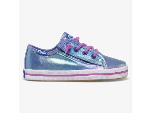 Keds Kickstart Seasonal Jr Sneakers Meisjes Blauw Gekleurd | BE-00161