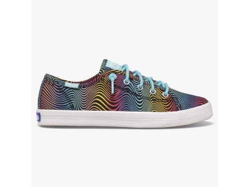 Keds Kickstart Seasonal Sneakers Meisjes Blauw Geel Gekleurd | BE-15642