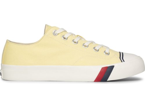 Keds Royal Lo Canvas Sneakers Heren Geel | BE-73930