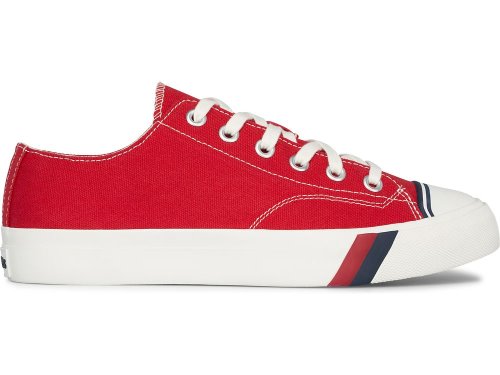 Keds Royal Lo Canvas Sneakers Heren Rood | BE-87702