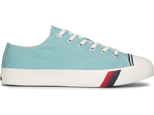 Keds Royal Lo Canvas Sneakers Heren Turquoise | BE-03691