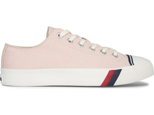 Keds Royal Lo Canvas Veterschoenen Dames Lichtroze | BE-50690