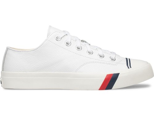 Keds Royal Lo Klassieke Leren Sneakers Heren Wit | BE-23694