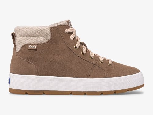 Keds Tahoe Boot Suede Veterschoenen Dames Bruin | BE-05318