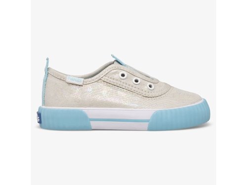 Keds Topkick Washable Slip On Jr Slip On Sneakers Meisjes Grijs Gekleurd | BE-86594