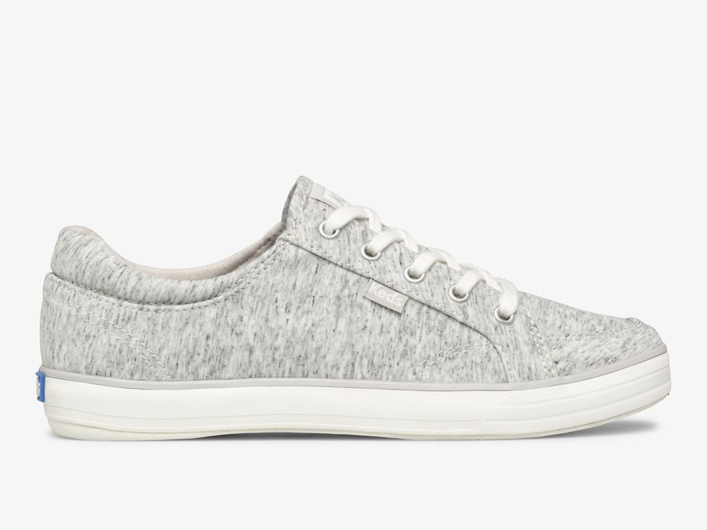 Keds Center ll Jersey Veterschoenen Dames Grijs | BE-64346