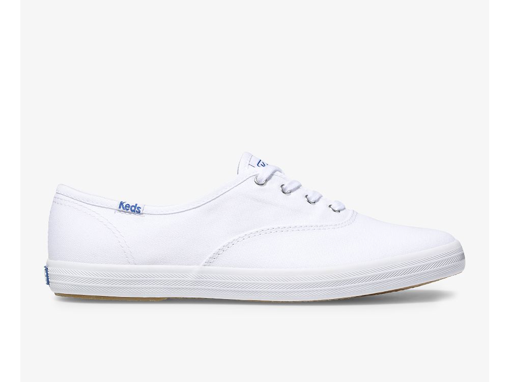 Keds Champion Originele Veterschoenen Dames Wit | BE-42018