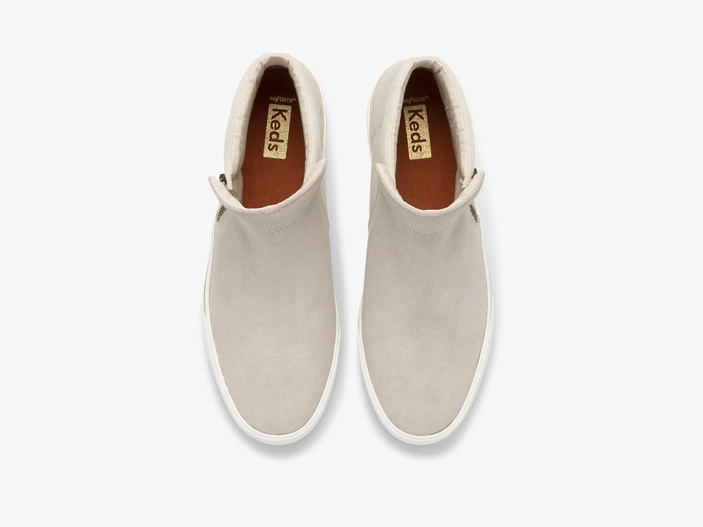 Keds Cooper Zip Bootie Slip On Sneakers Dames Beige | BE-32348