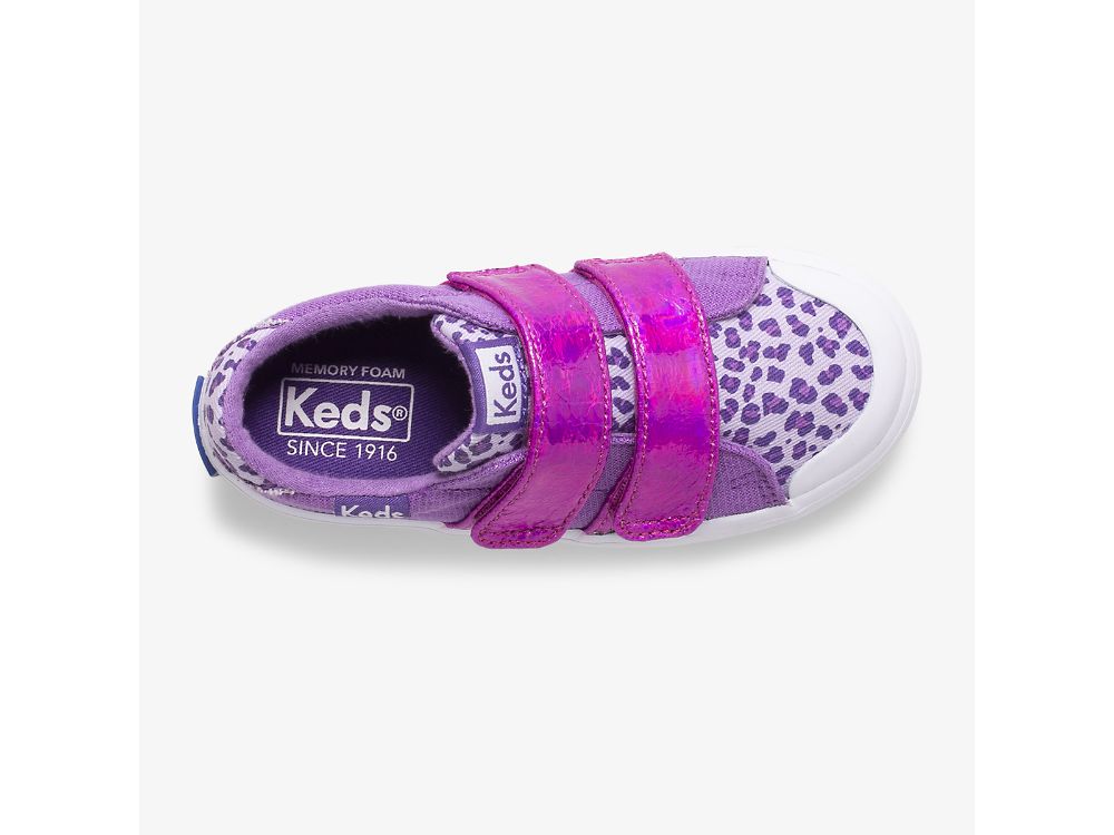 Keds Courtney HL Slip On Sneakers Meisjes Paars | BE-55509