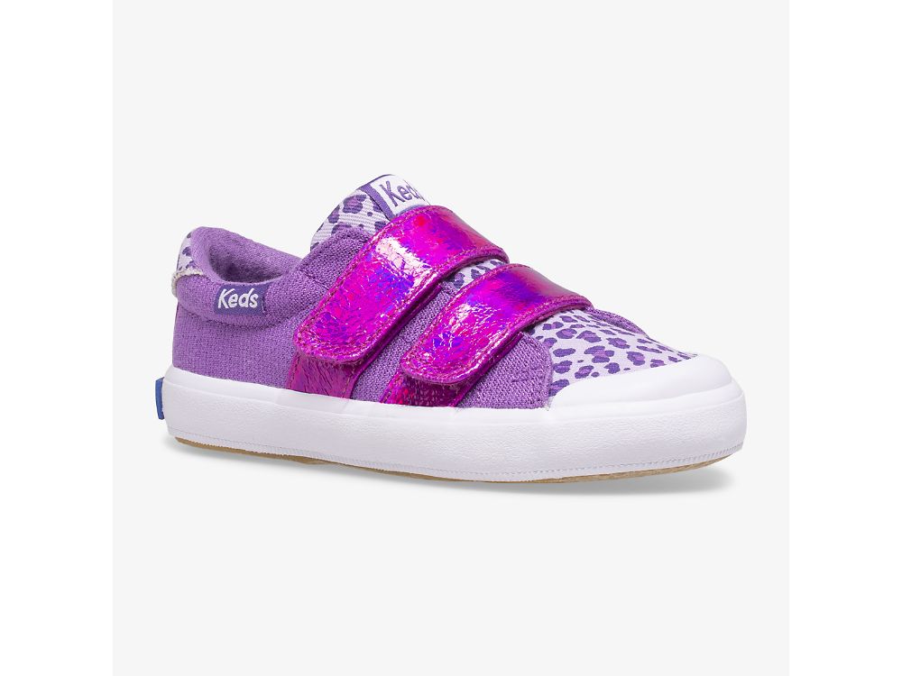 Keds Courtney HL Slip On Sneakers Meisjes Paars | BE-55509