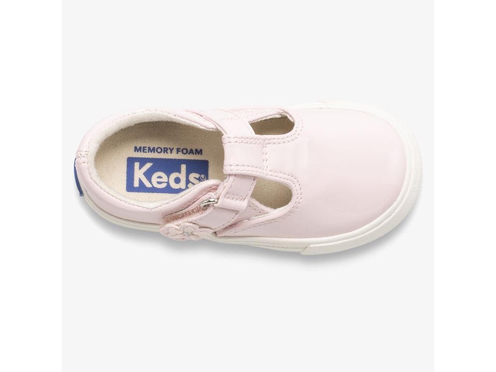 Keds Daphne Lak Sneaker Slip On Sneakers Meisjes Roze | BE-77660