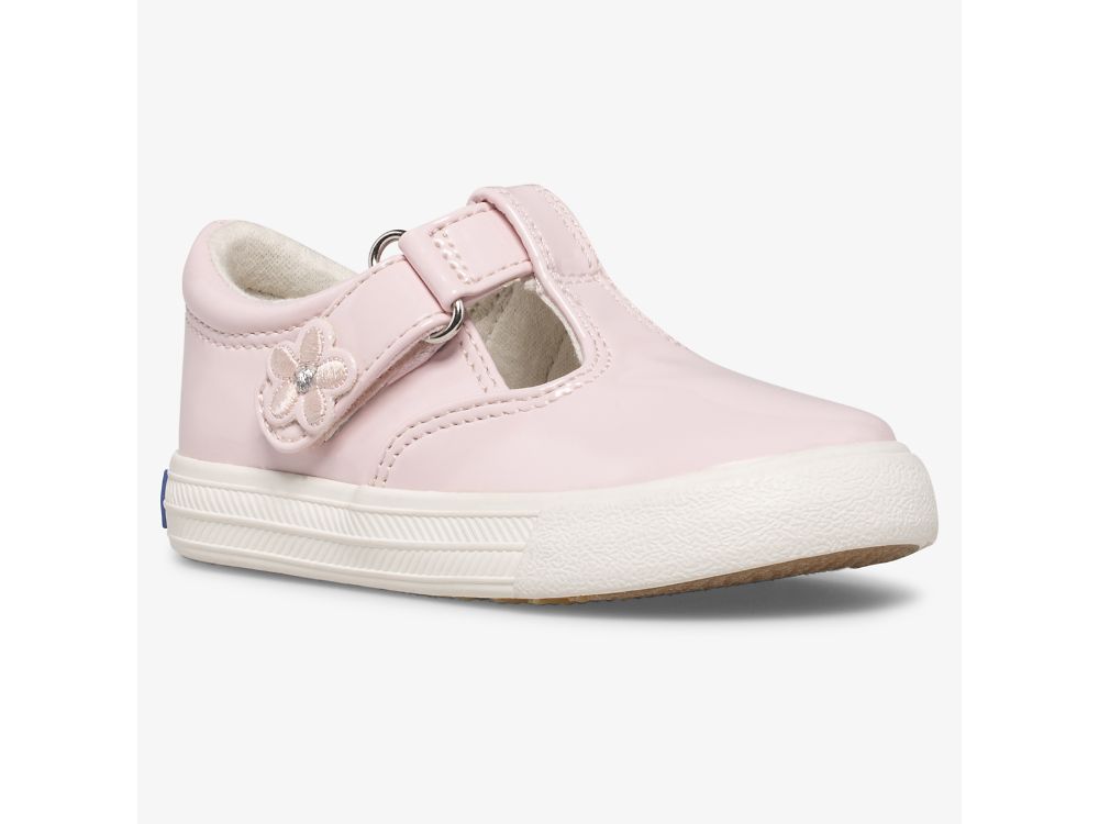 Keds Daphne Lak Sneaker Slip On Sneakers Meisjes Roze | BE-77660