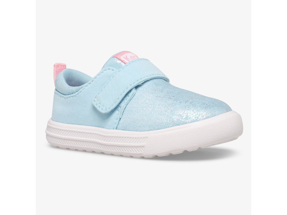 Keds Finlee Flex Slip On Sneakers Meisjes Lichtblauw | BE-31561