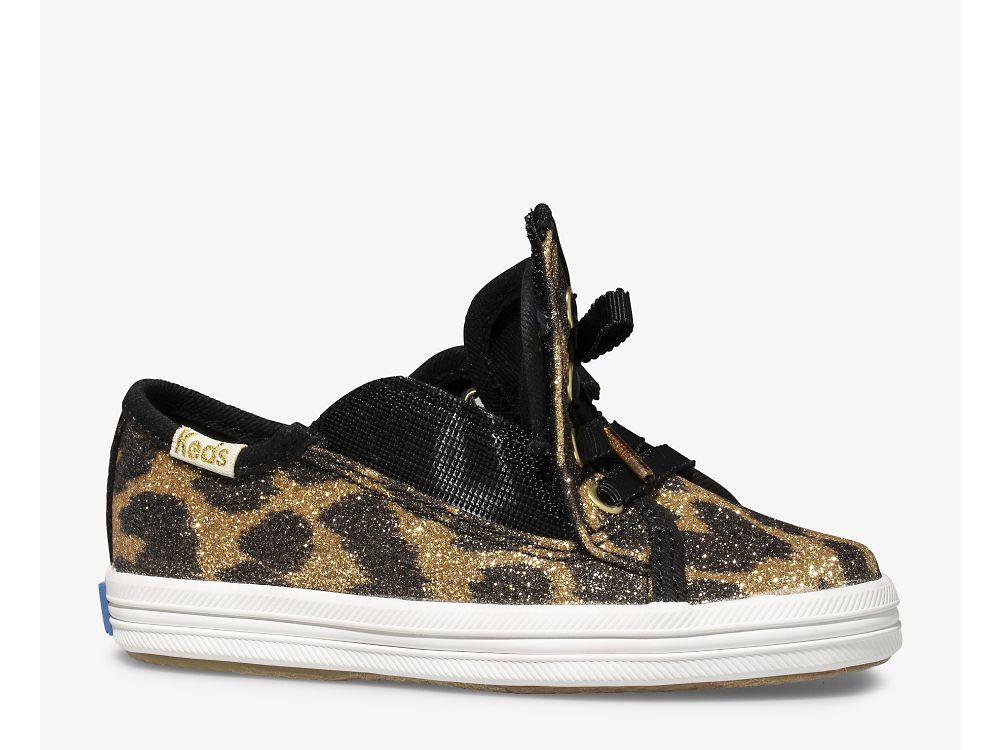 Keds Kate Spade New York Kickstart Jr. Glitter Leopard Sneakers Meisjes Leopard | BE-16300