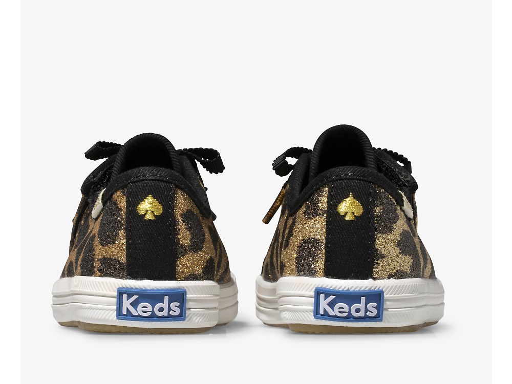 Keds Kate Spade New York Kickstart Jr. Glitter Leopard Sneakers Meisjes Leopard | BE-16300