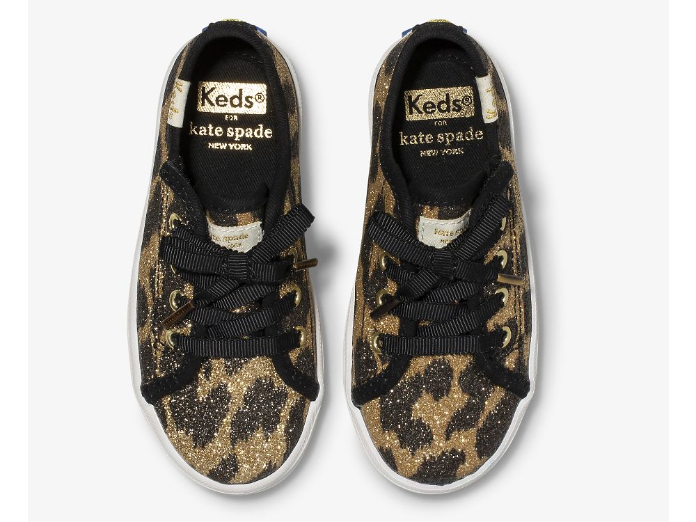 Keds Kate Spade New York Kickstart Jr. Glitter Leopard Sneakers Meisjes Leopard | BE-16300