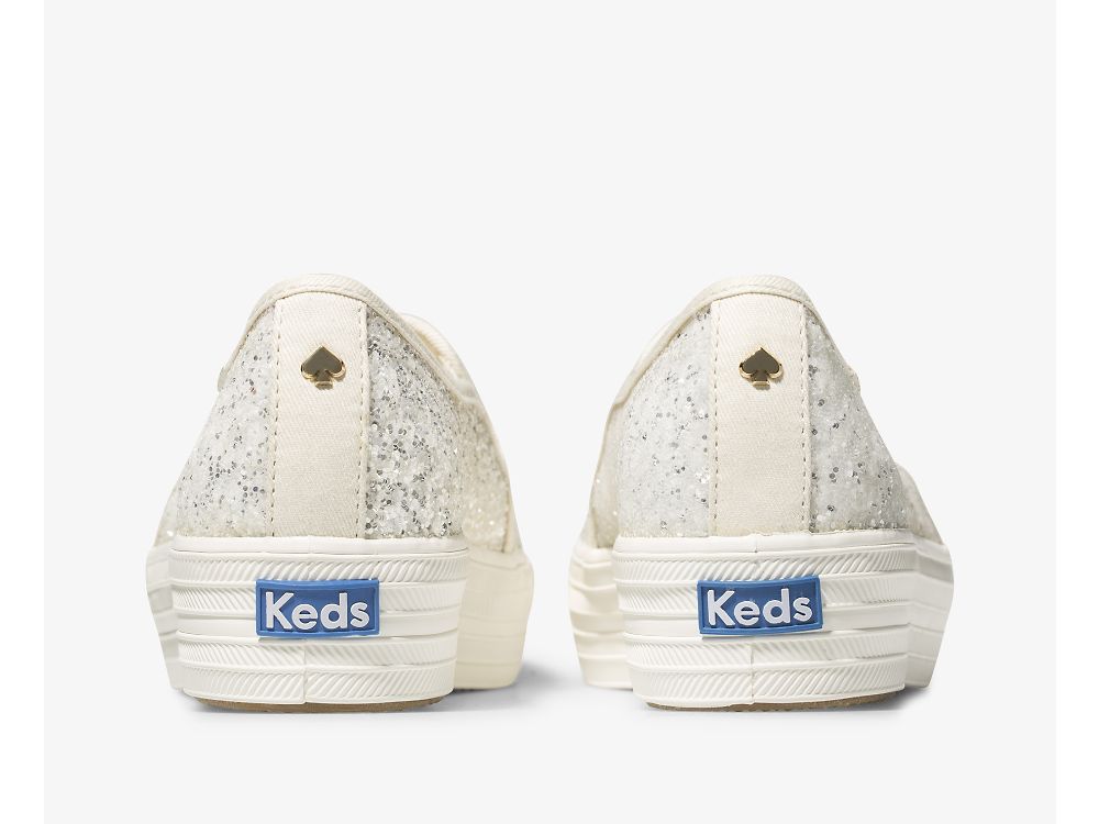 Keds Kate Spade New York Triple Decker Glitter Platform Schoenen Dames Room | BE-75165