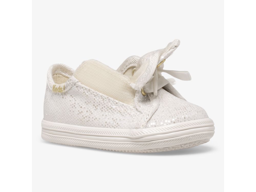 Keds Kickstart Crib Celebrations Sneakers Meisjes Wit | BE-14396