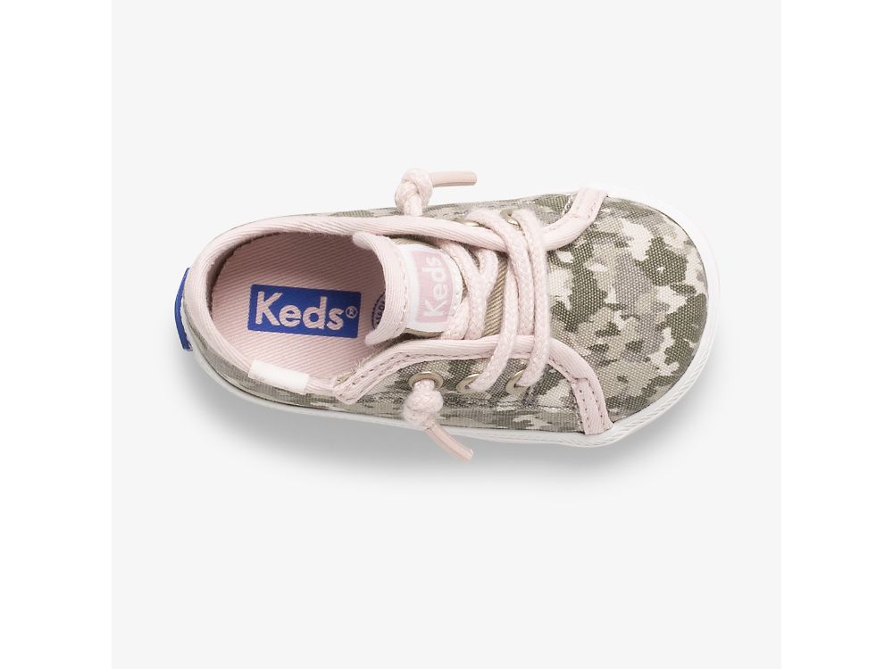 Keds Kickstart Crib Feat. Organic Katoenen Sneakers Meisjes Camo | BE-39279