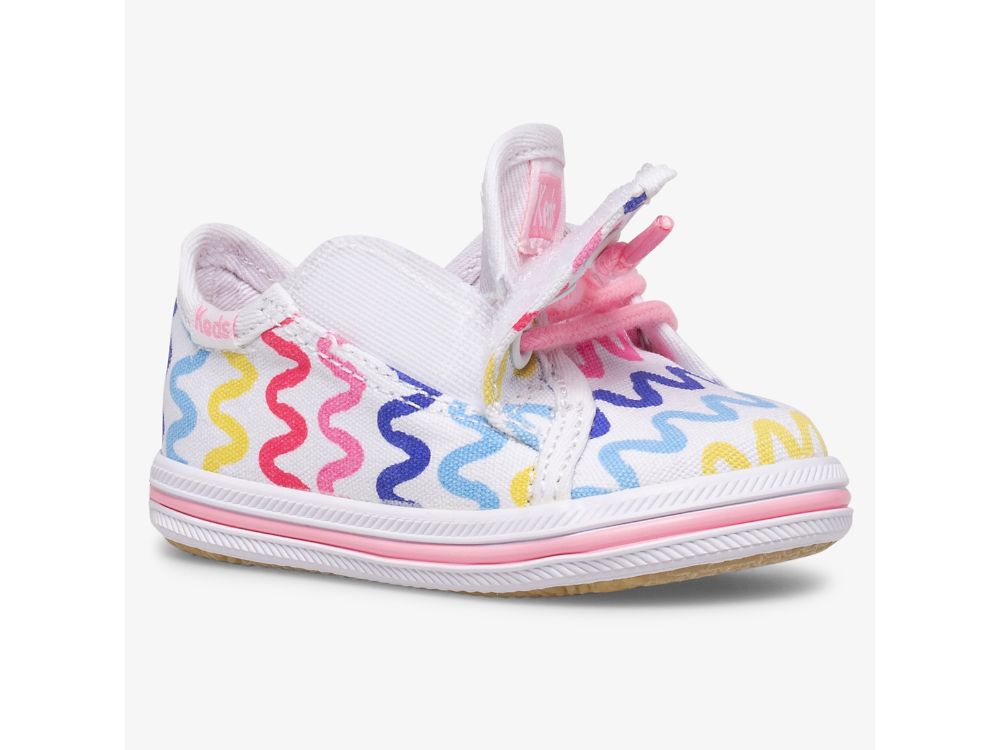 Keds Kickstart Crib Sneakers Meisjes Wit | BE-09121