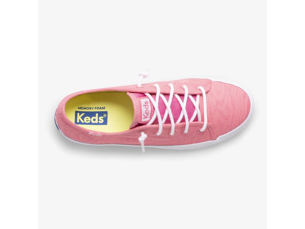 Keds Kickstart Glow In The Dark Sneakers Meisjes Roze | BE-12613