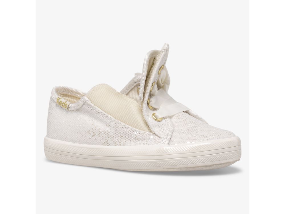 Keds Kickstart Jr Celebrations Sneakers Meisjes Wit | BE-18095