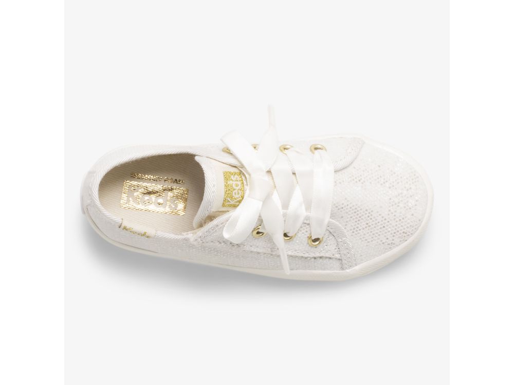 Keds Kickstart Jr Celebrations Sneakers Meisjes Wit | BE-18095