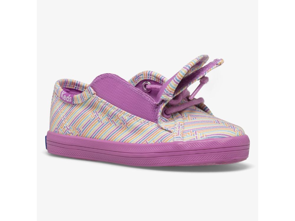 Keds Kickstart Seasonal Jr Sneakers Meisjes Gekleurd Paars | BE-09092