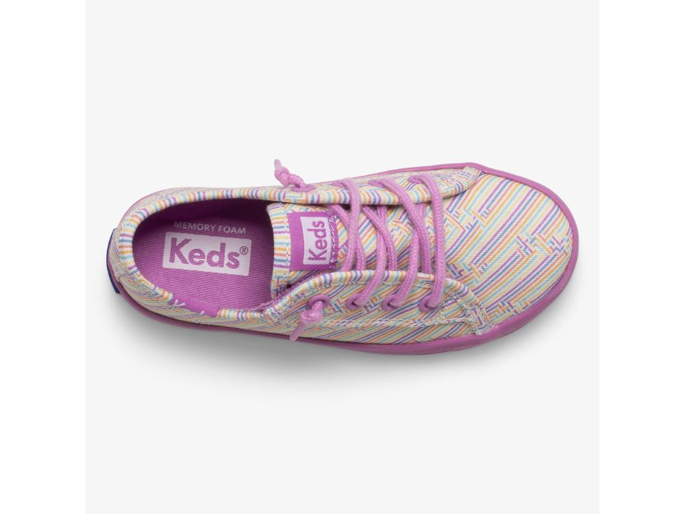 Keds Kickstart Seasonal Jr Sneakers Meisjes Gekleurd Paars | BE-09092