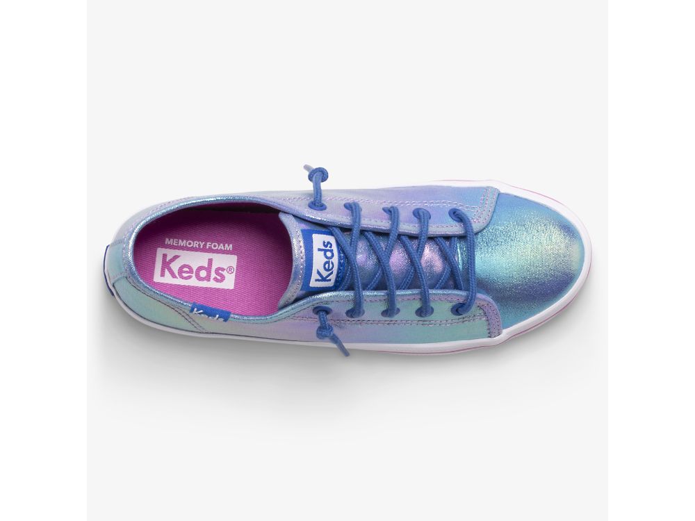 Keds Kickstart Seasonal Sneakers Meisjes Blauw Gekleurd | BE-09422