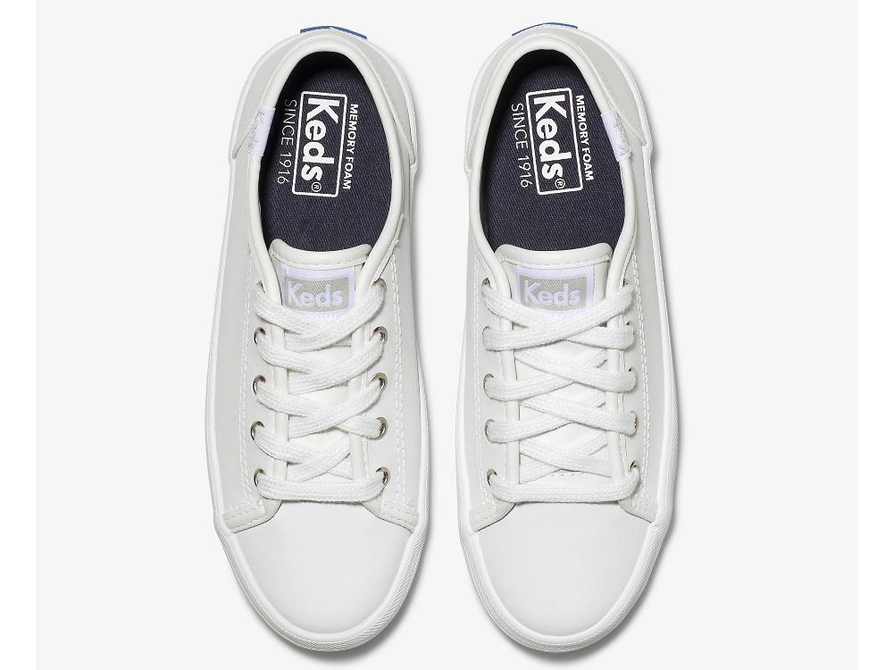 Keds Kickstart Sneaker Sneakers Meisjes Wit | BE-00144