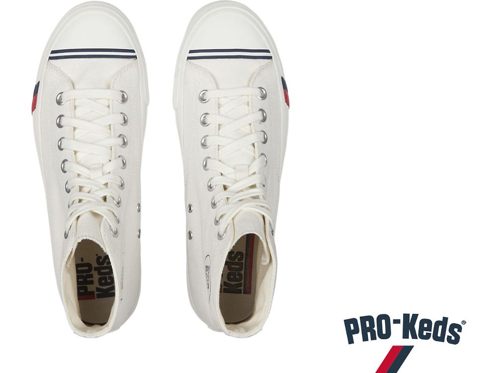 Keds Royal Hi Sneakers Heren Wit | BE-78996