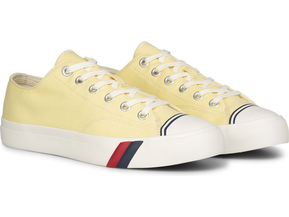 Keds Royal Lo Canvas Sneakers Heren Geel | BE-73930