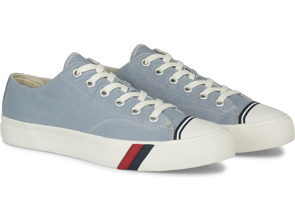 Keds Royal Lo Canvas Sneakers Heren Lichtblauw | BE-09115