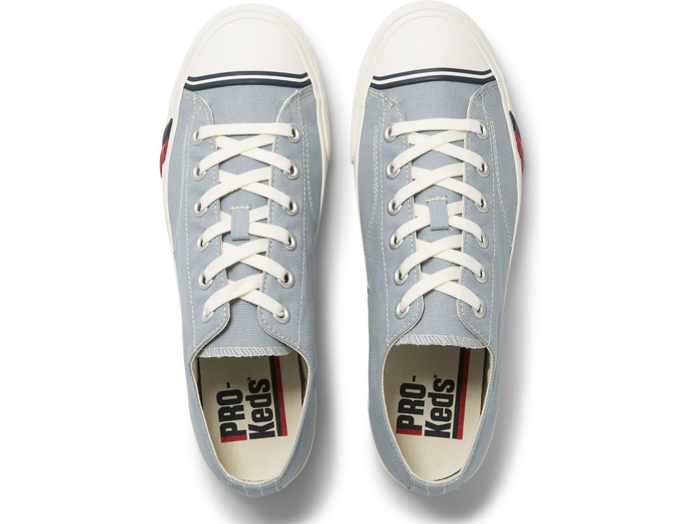 Keds Royal Lo Canvas Sneakers Heren Lichtblauw | BE-09115