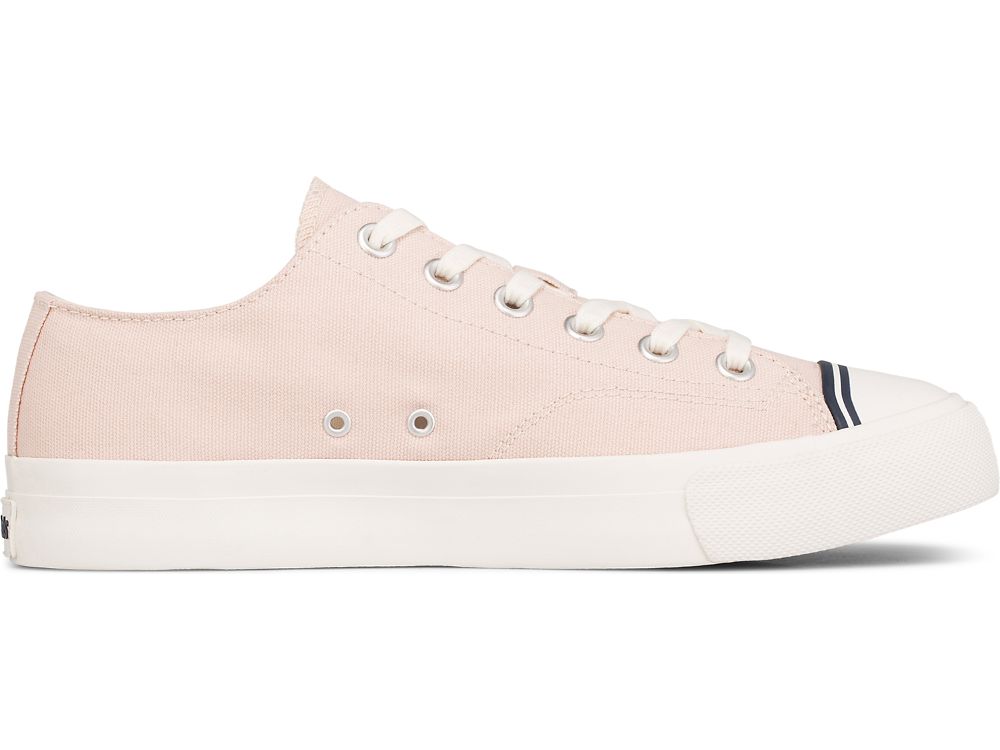 Keds Royal Lo Canvas Sneakers Heren Lichtroze | BE-15667