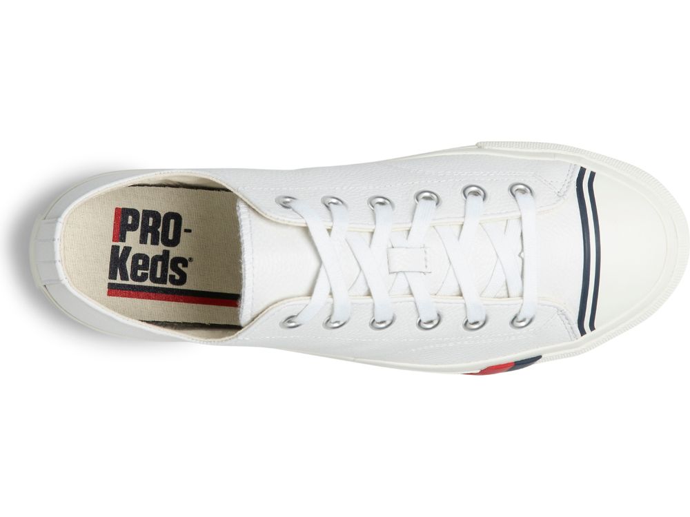 Keds Royal Lo Klassieke Leren Schoenen Leer Dames Wit | BE-98891