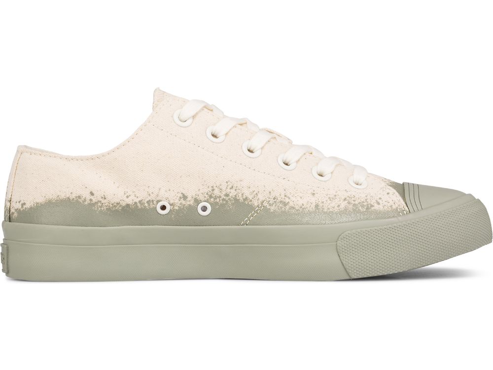 Keds Royal Lo Spray Foxing Veterschoenen Dames Beige Groen | BE-26525