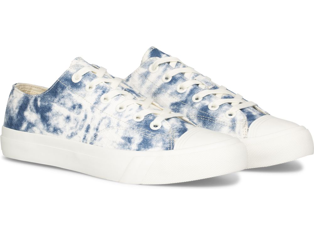 Keds Royal Lo Tiedye Veterschoenen Dames Donkerblauw | BE-95307