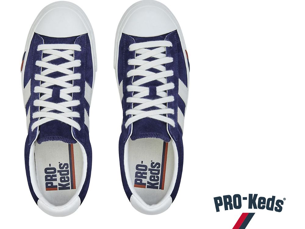 Keds Royal Plus Suede Sneakers Heren Donkerblauw | BE-78946